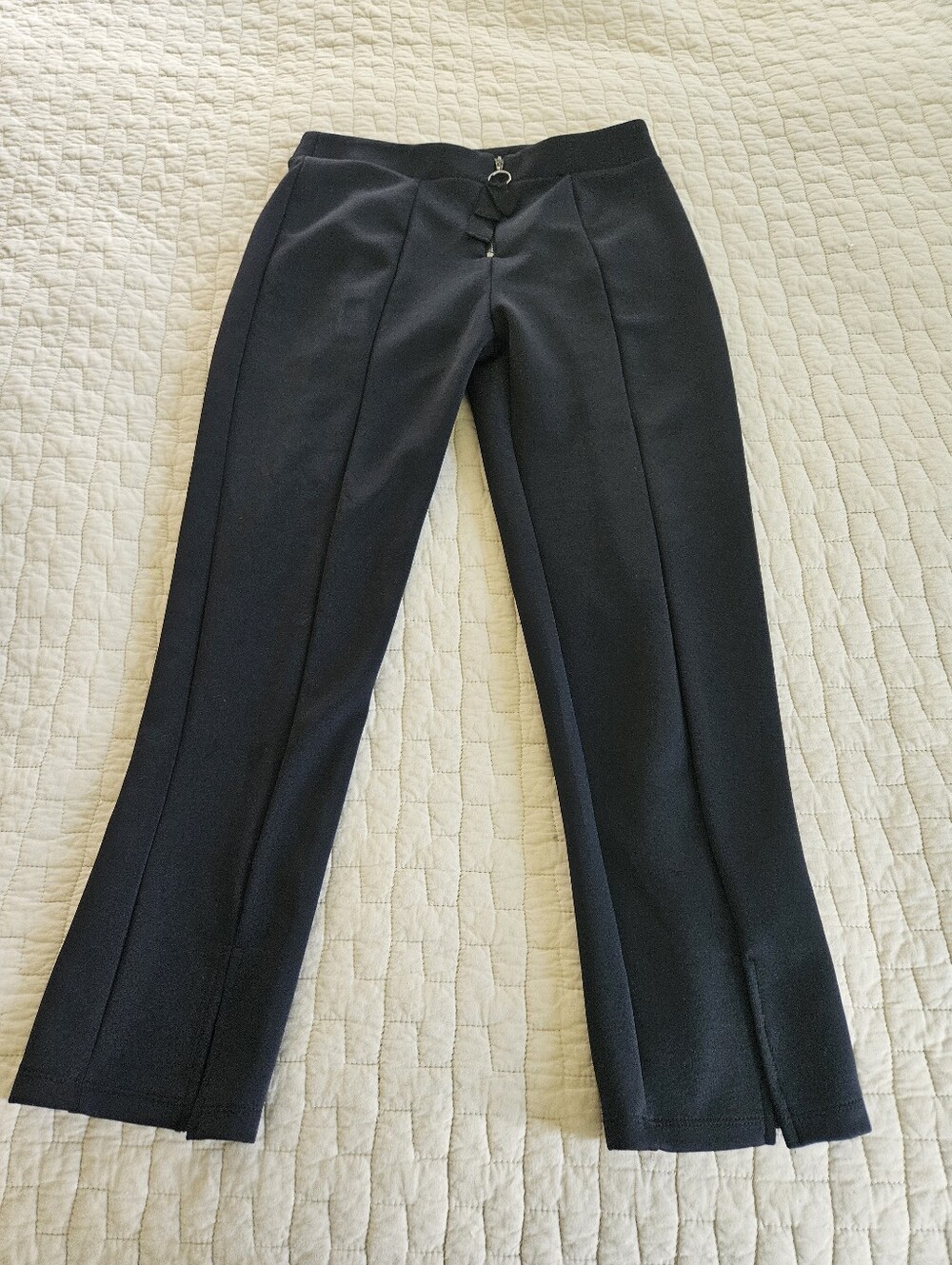 Who What Wear Black Trousers Zipper 4